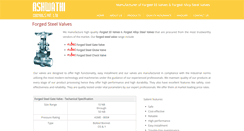 Desktop Screenshot of forgedvalves.ashwathi.com